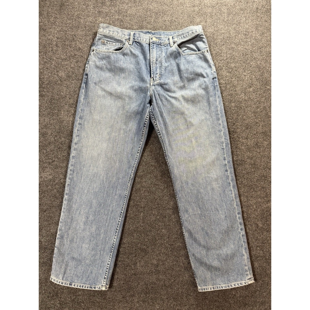 Y2K Banana Republic Classic Jeans Mens 36x30 Light Wash Relaxed Straight Denim